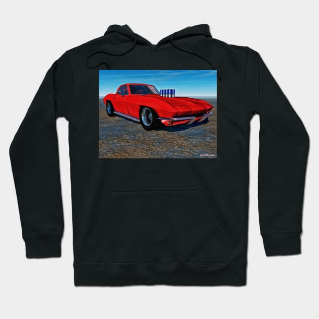 '67 Sting Rod Hoodie by kenmo